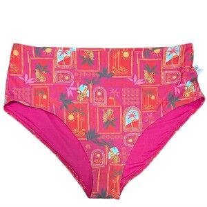 NWT Old Navy swim bottoms size XXL High-Waisted French-Cut Bikini novelty print